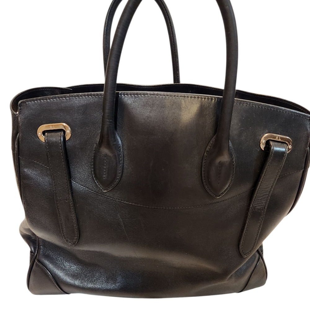 Ralph Lauren Soft Ricky (Black, Silver Hardware) - Picture 2 of 10